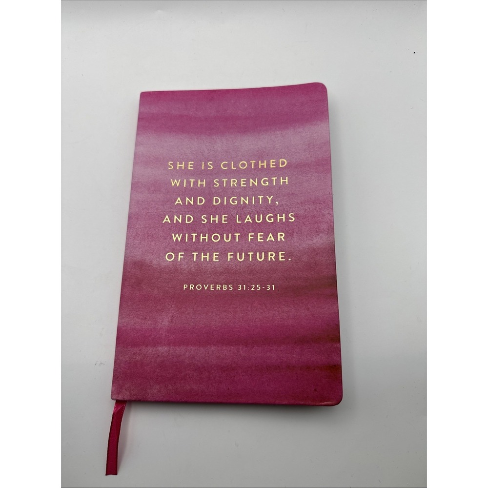 Eccolo She Is Clothed in Strength and Dignity Journal Notebook with Bookmark